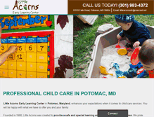 Tablet Screenshot of littleacornselc.com